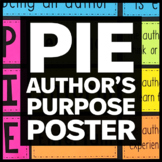 PIE Author's Purpose Bulletin Board - English Classroom Decor