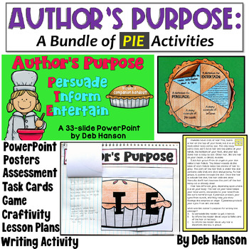 Author's Purpose PIE Game for 2nd and 3rd Grades: OUCH