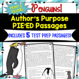 Author's Purpose PIE'ED Test Prep Passages with Print and 