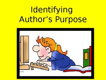 Preview of Author's Purpose PTA Skills Bundle