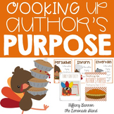 Author's Purpose Pie Activity for Thanksgiving