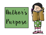 Author's Purpose Posters