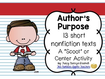 3-6 Free Resources: Author's Purpose