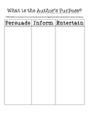 Author's Purpose Sort! (PIE)