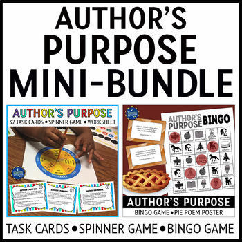 Author's Purpose Spinner/Game