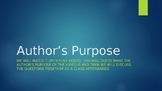 Author's Purpose Video Review - Identifying Author's Purpo