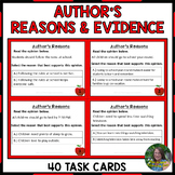 Author's Reasons and Evidence Task Cards
