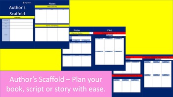 Preview of Author's Scaffold - Plan your story, book, script or screenplay the easy way