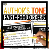 Author's Tone Activity and Assessment for Middle School - 