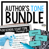 Author's Tone Bundle for Middle School | Passages Workshee