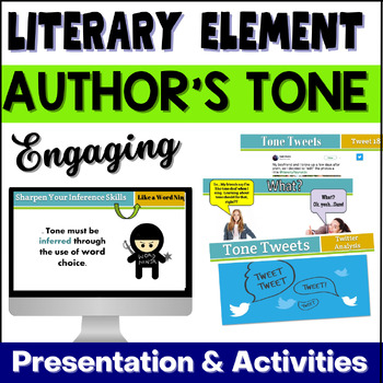 Preview of Tone Mood Activities - Word Choice - Literary Devices Activity - Author's Craft