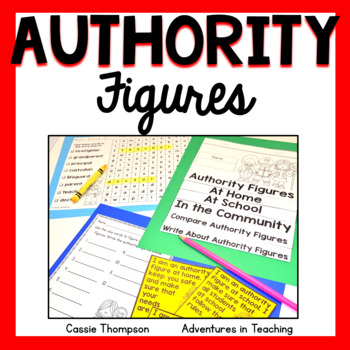 Preview of Home School and Community Authority Figures Unit