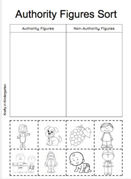 Preview of Authority Figures Sort