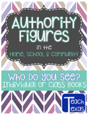 Authority Figures in the Home, School, & Community - Individual or Class Books