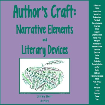 Preview of AUTHOR'S CRAFT: Narrative Elements and Literary Devices