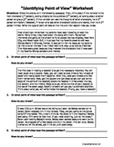 Author's Point of View Worksheet