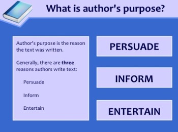 Preview of Author's Purpose