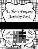 Author's Purpose Activity Pack
