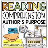 Author's Purpose Activities and Worksheets | Reading Compr