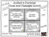 Author's Purpose Clues and Passages Scoot!