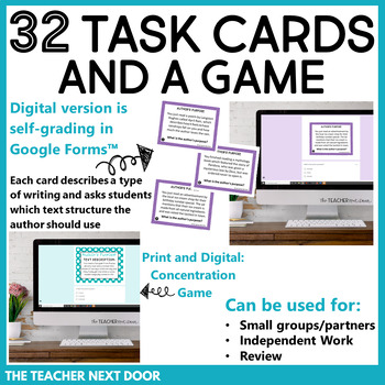 Author's Purpose Print and Digital for 3rd Grade - The Teacher