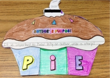 Author's Purpose- Cutie P.I.E. Foldable Book by Nina The Geek Librarian