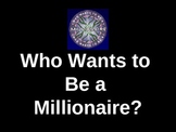 Author's Purpose Game/Who Wants To Be A Millionaire