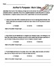 Author's Purpose - Independent Practice Worksheet by Brittany Ensminger