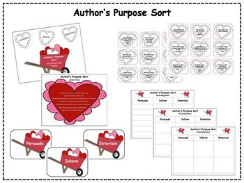 Author's Purpose Game {3 Types} for Literacy Centers: U-Know