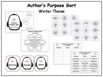 Author's Purpose Sorting Game