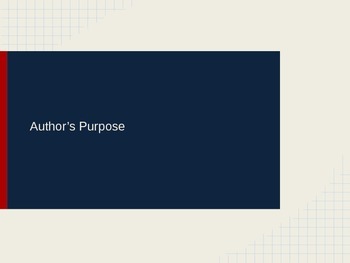 Author's Purpose. - ppt download