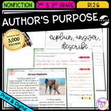 Author's Purpose - 2nd Grade RI.2.6 - Reading Comprehensio