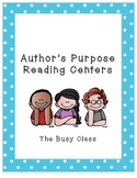 Author's Purpose Reading Centers