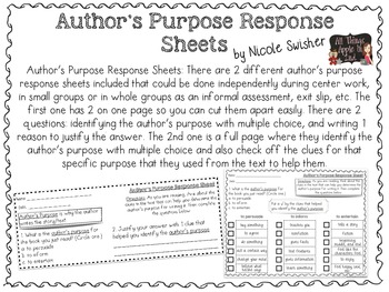 21 Awesome Author's Purpose Activities - Teaching Expertise