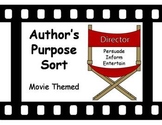 Author's Purpose Sort - Movie Theme