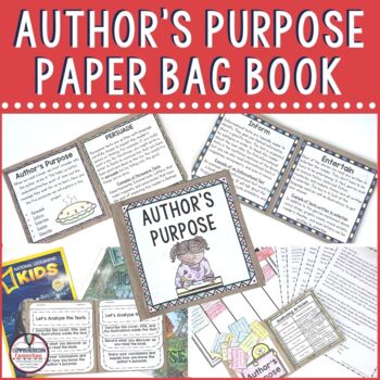Author's Purpose Paper Bag Book