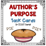 Author's Purpose Task Cards or Scoot Game