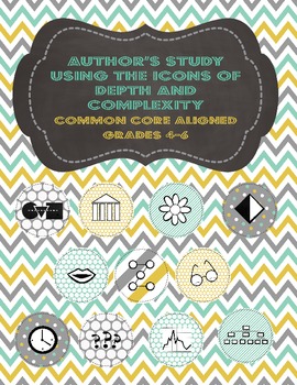 Preview of Author's Study Using the Icons of Depth and Complexity (CCSS Aligned Grades 4-6)