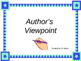 Author's Viewpoint Power Point Presentation