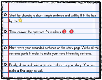 Writing Better Sentences by Expanding Short, Choppy Sentences | TpT