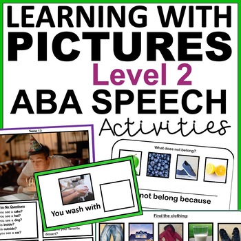 Preview of Autism ABA and Speech Bundle Level 2: Intermediate Language Skills