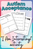 Autism Acceptance: I Am Interesting! Activity