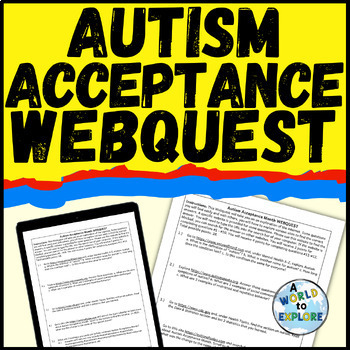 Preview of Autism Acceptance Month Activity WebQuest