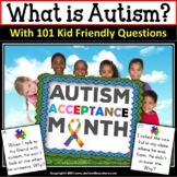 Autism Acceptance Autism Awareness Activity 101 Questions 