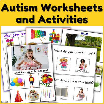 Preview of Speech Therapy and Early Intervention Activities for Nonverbal Students Autism