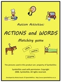 Autism Activities: Actions and Words Matching Game