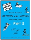 Autism Activities: Actions and Words Matching Game PART 2