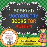 Autism Adapted Vocabulary Books: Household Words BATHROOM 