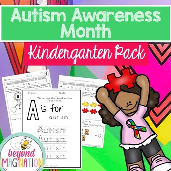 Preview of Autism Awareness Activities for Kindergarten