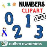 Autism Awareness Alphabet Numbers Clipart Freebie